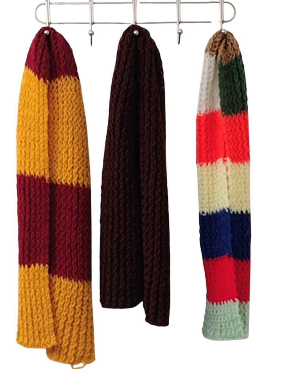 Set of 3 Knit Scarves